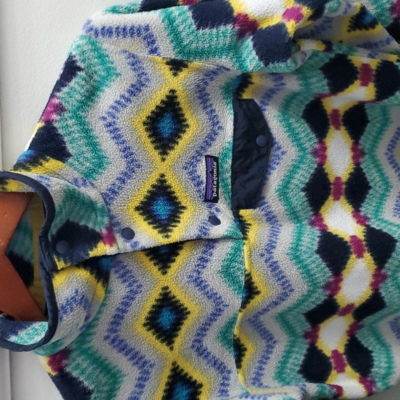 Patagonia Timber Twist Aztec Fleece XS T snap - Picture 3 of 9